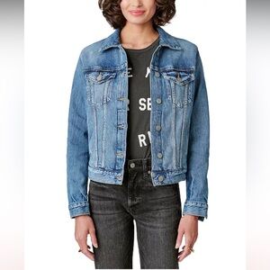 Lucky Brand Handcrafted Jean Jacket - Light Blue